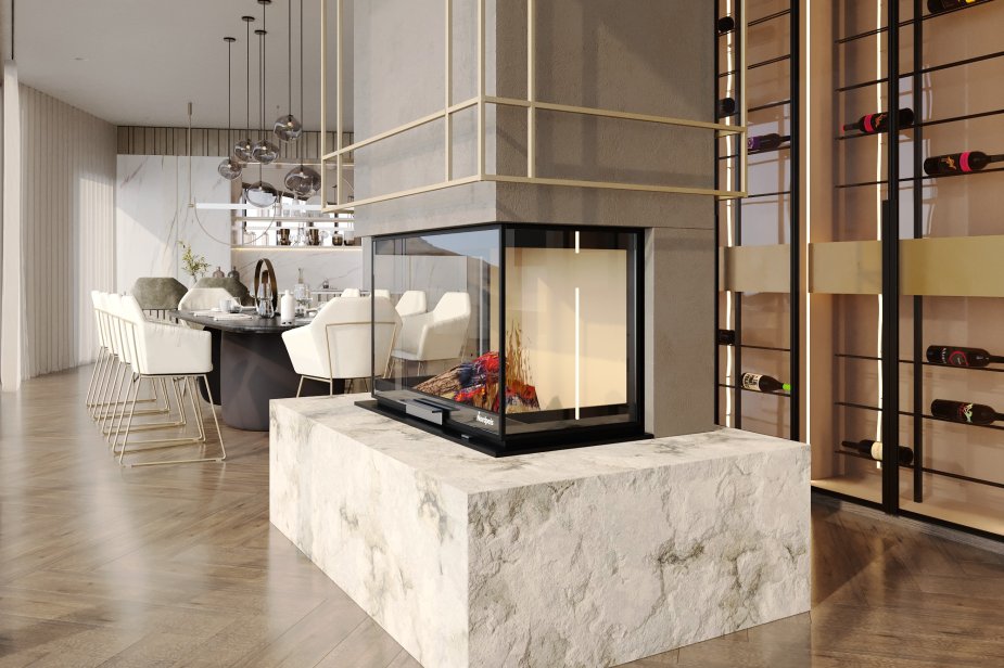 Von gewöhnlich zu spektakulär: Stein im Interior Design