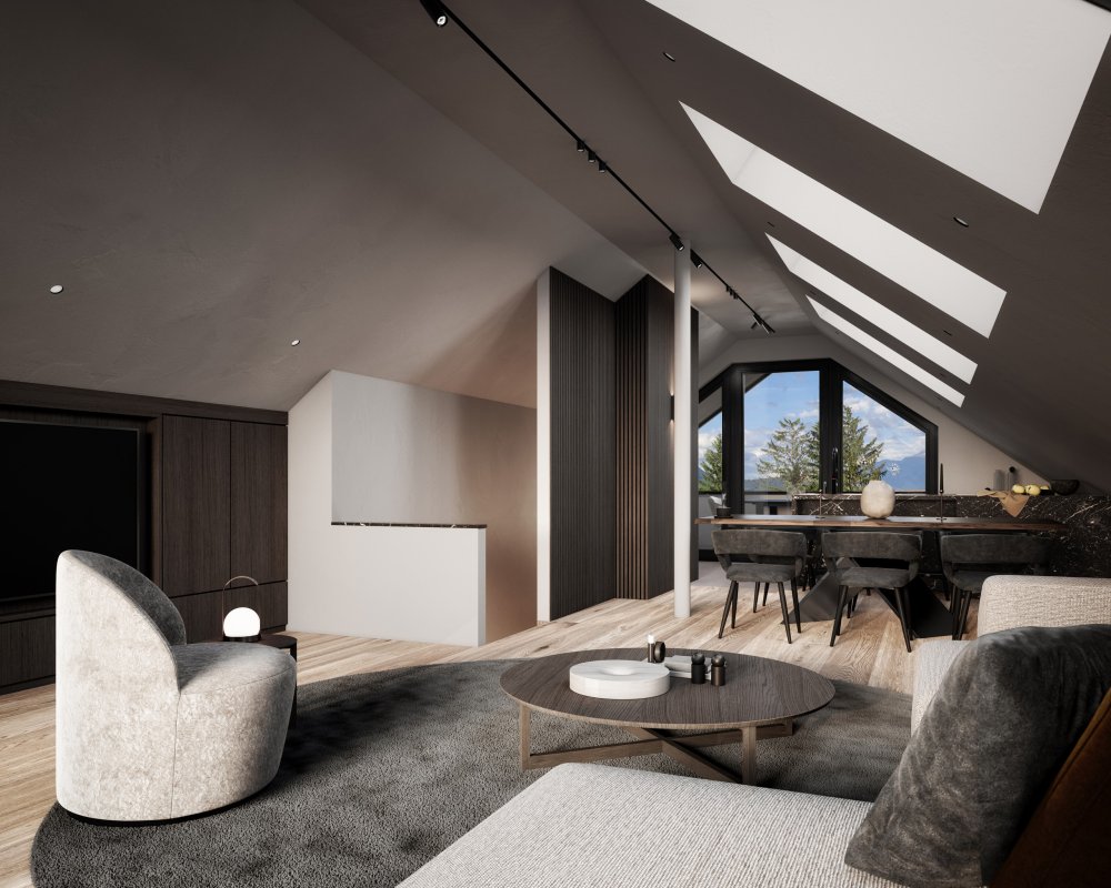 PRIVATE LIVING RUM - INTERIOR DESIGN, TyROL