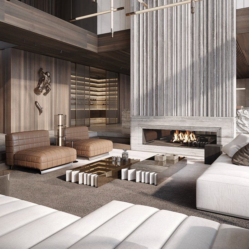 PRIVATE LIVING PURE FORM - INTERIOR DESIGN, TYROL